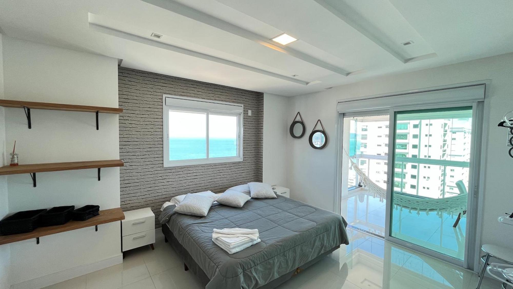 Cobertura Com Belissima Vista Para O Mar E Jacuzzi อิตาเปมา ภายนอก รูปภาพ